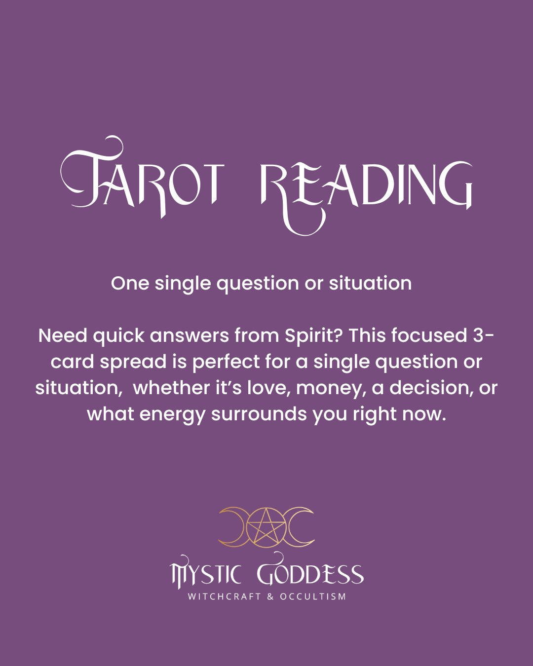 3 Cards | Clarity in a Flash : Summer Solstice Sale - FROM $33 TO $10