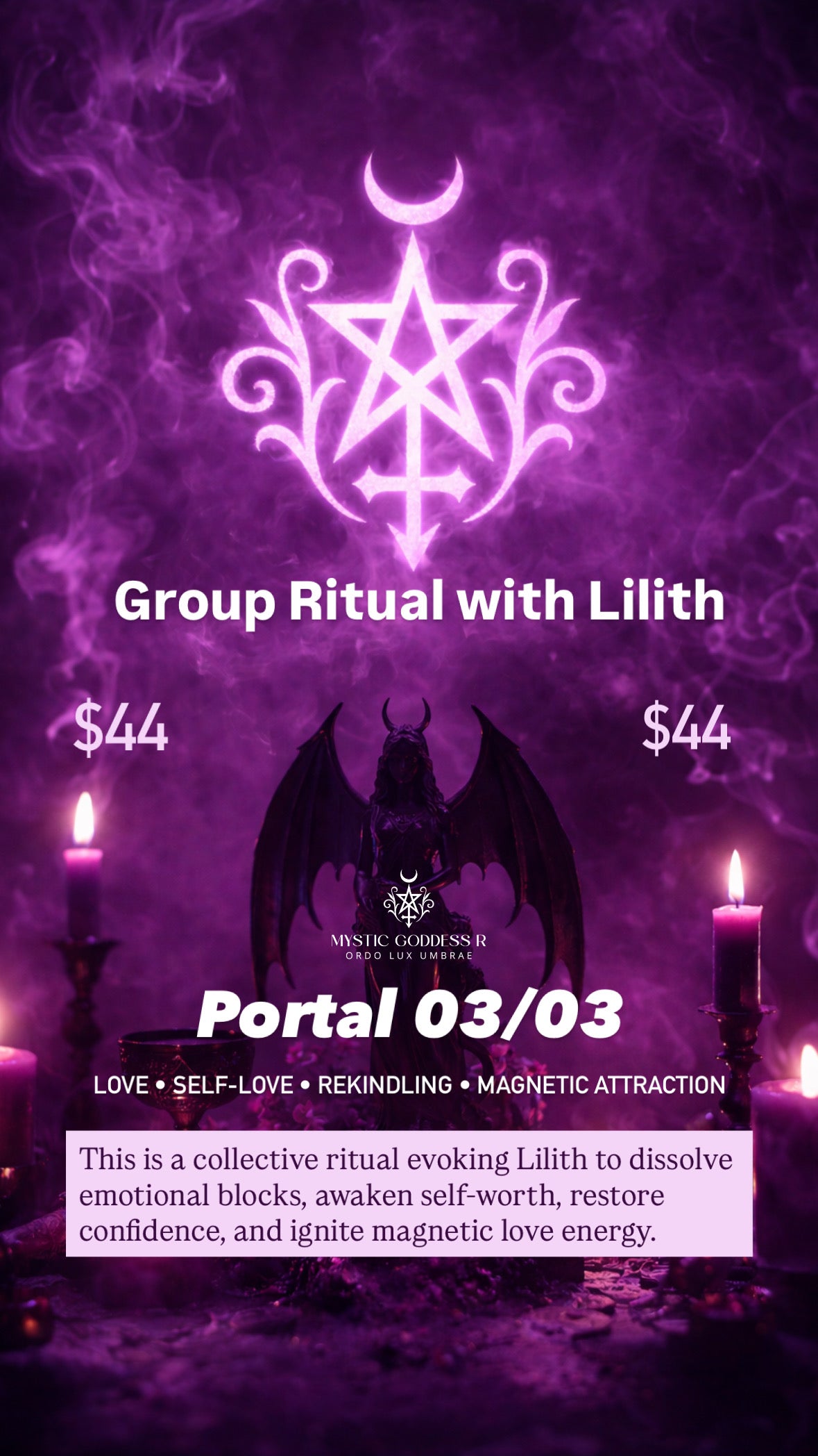 Group Ritual: Magnetic Love Power with Lilith