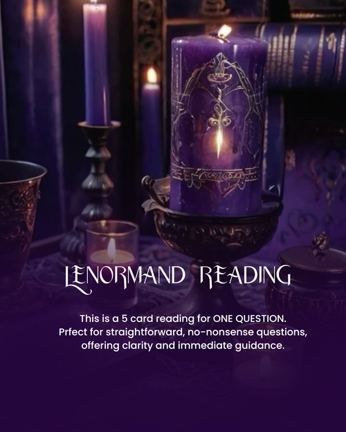 5-Card Lenormand Reading | Clear Answers, Direct Insight for ONE Question