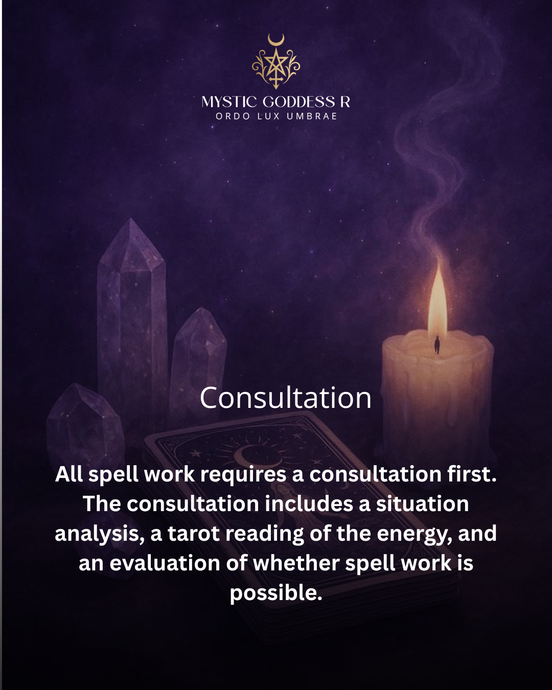 Consultation for Spell work